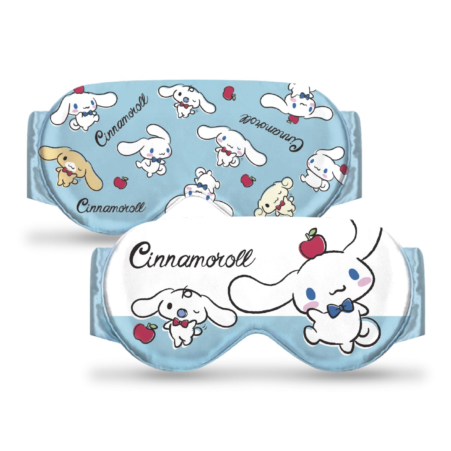 

Шелковая маска для глаз Utukky - Персонажи Sanrio Киннаморолл - 100% Натуральный шелк - Блокировка света, Помощь сну, Стильная, Повязка на глаза, Помощь сну, Без давления, Кожа
