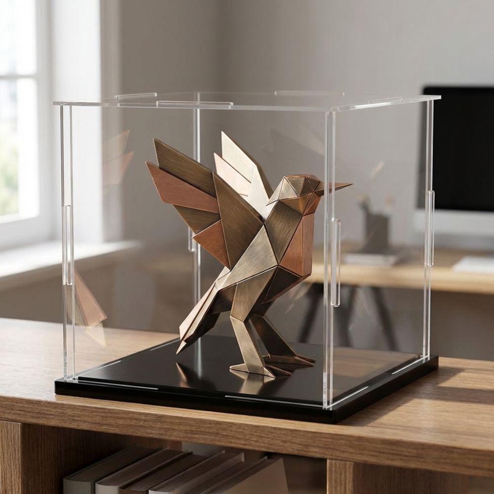 Assemble Dust-proof Display Box High Clarity Action Figures Box  Home Office Display