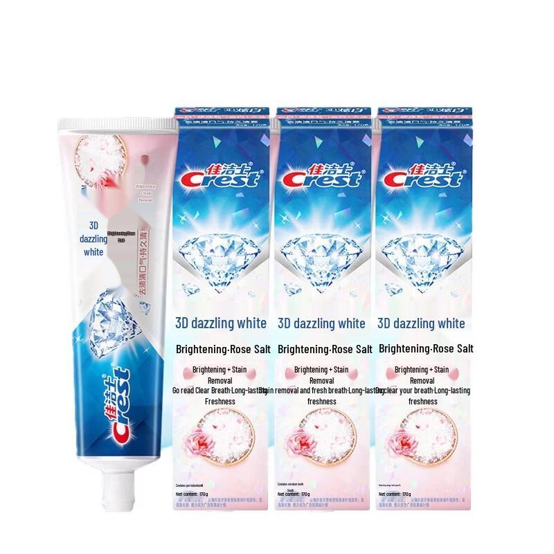 Crest 3D White Rose Salt Toothpaste