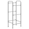 VidaXL Storage Shelf for 3 Crates Silver 50x33x116 Cm Steel