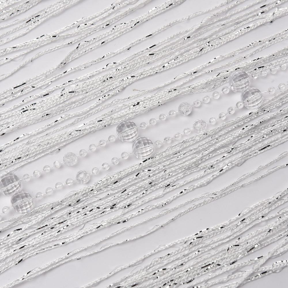 Crystal Bead String Curtain Decorative Partition Curtain Practical Beaded Curtain  Room Partition