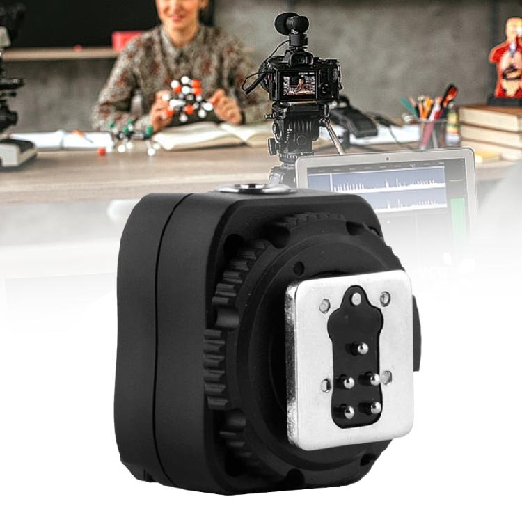 Replacement TF321 Flashing Hot Shoe Adapter Hot Shoe Converter To PC Sync Socket Convert for 580EX 580EX II 550EX 430EX