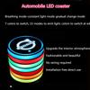 Luce LED per Portabicchieri Auto Sottobicchieri per Auto Bottiglia Luce d'Atmosfera Tappetini per Volvo V60 V40 XC90 XC40 S60 XC60 V70 S90 V90 Accessori