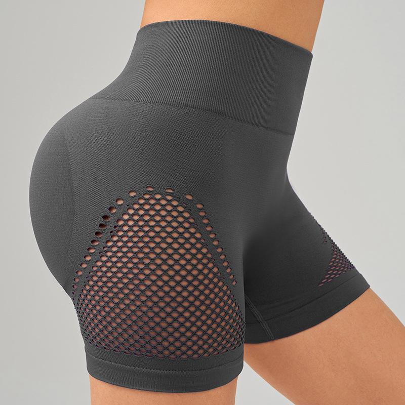 Dikişsiz Oyuklu Günlük Yoga Şortu Kadın Tayt Yaz Yüksek Bel Fitness Push Up Yoga Pantolonu Kadın Elastik Spor Taytı Tayt Koşu 24424