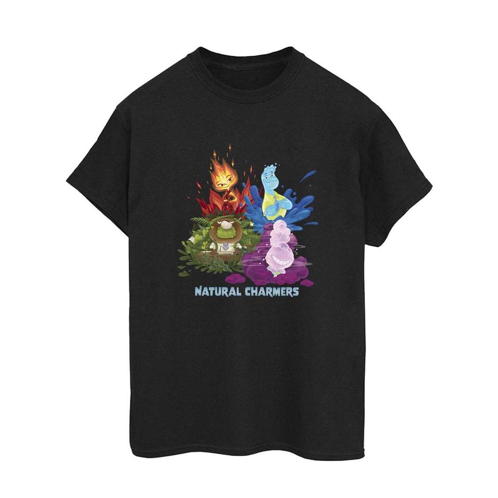 Elemental Womens/Ladies Natural Charmers Cotton Boyfriend T-Shirt