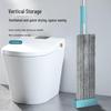 Meliya Hands-Free Large Flat Mop with 2 Microfiber Pads