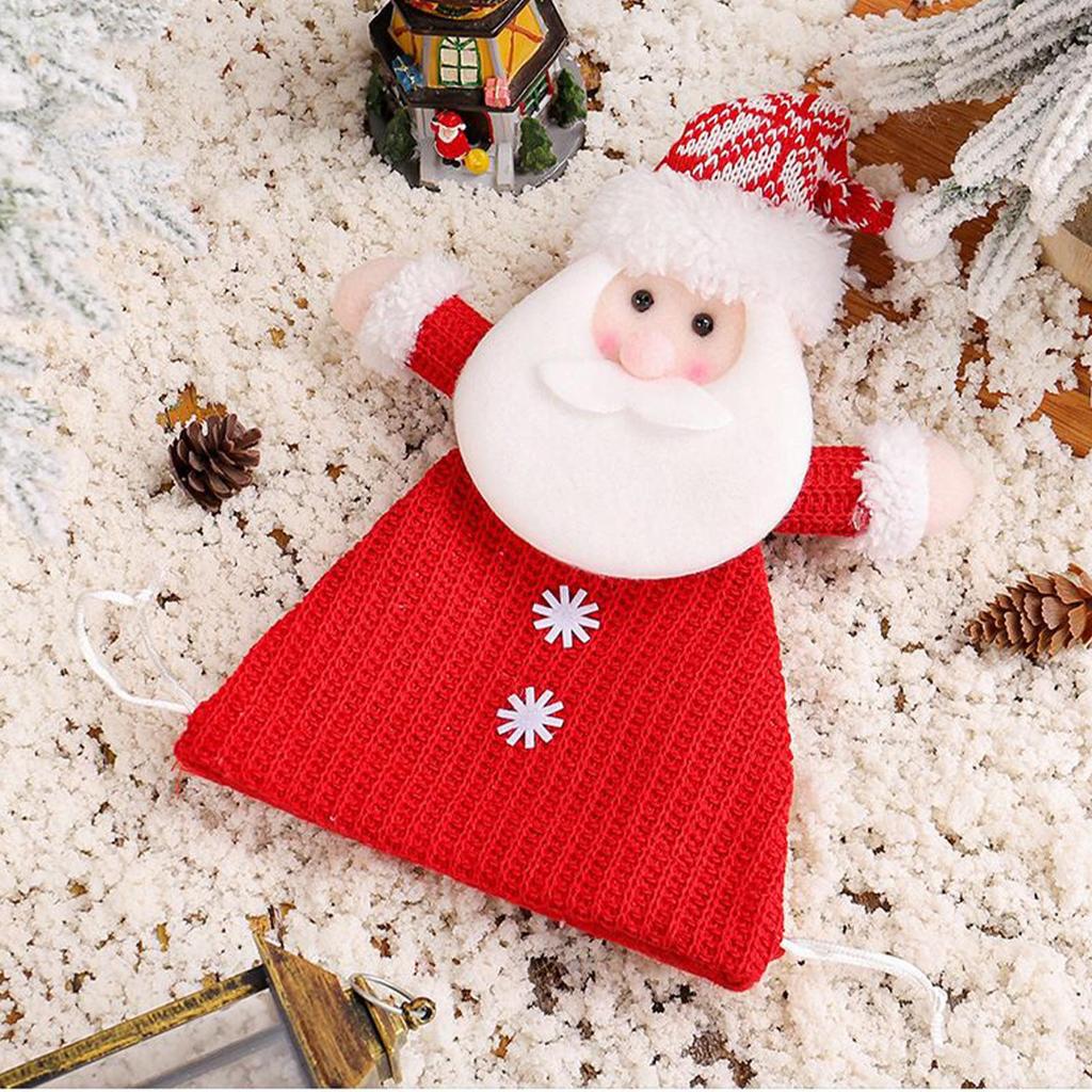 Christmas Doll Bags Drawstring Christmas Candy Bag For Party Festive Compact Sacks Stocking Pouches For Kids Sleeping Pants