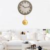 Vintage Styles DIY Clock Mechanism Kits with Hourly Chimes Music Box and Metal Pendulum Clock Movement 2 Set of Hands