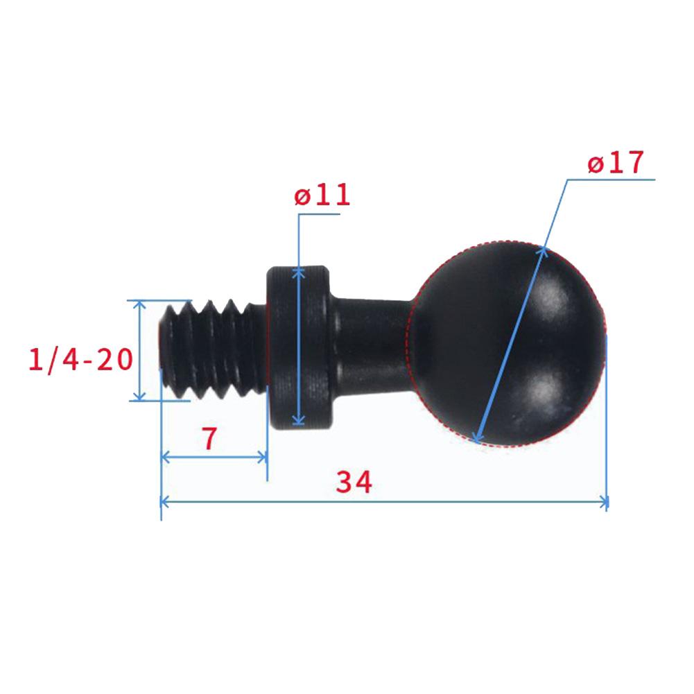 Professional-Grade 14 Ball Head Screw For Cameras & Accessories For Durable Sports & Action Video Cameras Accessories
