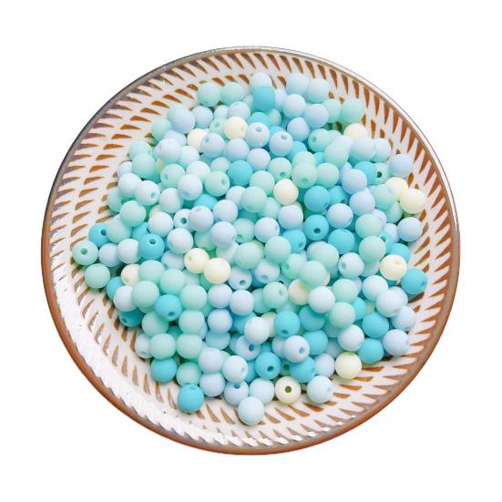 

100Pcs/Bag Scattered Beads Smooth Various Colors Available Diy Bracelets Jewelry Making Beads 100pcs светло-синий