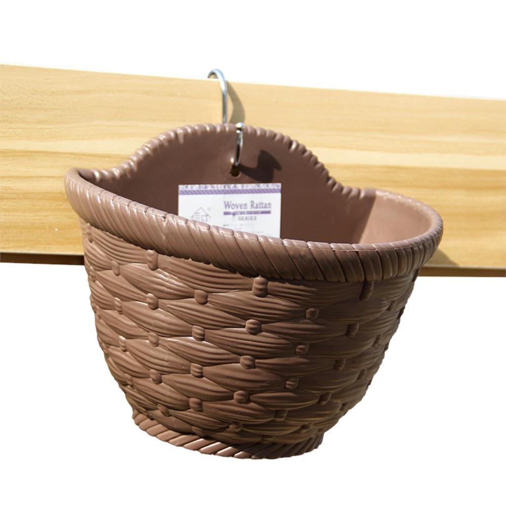 

Пластиковая подвесная корзина держатель для хранения растений садовые принадлежности ленивый цветочный горшок 1