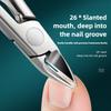 Thick Nail Professional Nail Clipper with Stainless Steel Body for Nail Care and Removing Ingrown Nails 1pcs