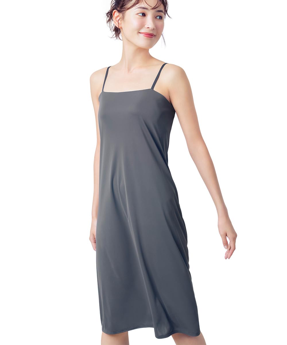 

ET6022 Camisole Slip Dress with Cups for a Beautiful Bust Silhouette and Synchronized Size Medium Wing/Wacoal Women s Bra,