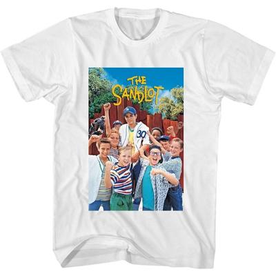Das Sandlot Shirt Filmplakat T-Shirts Herren Damen Kinder Jugend Jungen Charaktere T-Shirts Kostüm T-Shirt Weiß