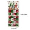 Fabric Christmas Advent Calendar Christmas Countdown Calendar with Pockets