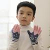 Children's Fingerless Winter Cartoon Kitten Gloves - Warm, Cute, Knitted Imitation Cashmere for Elementary Students