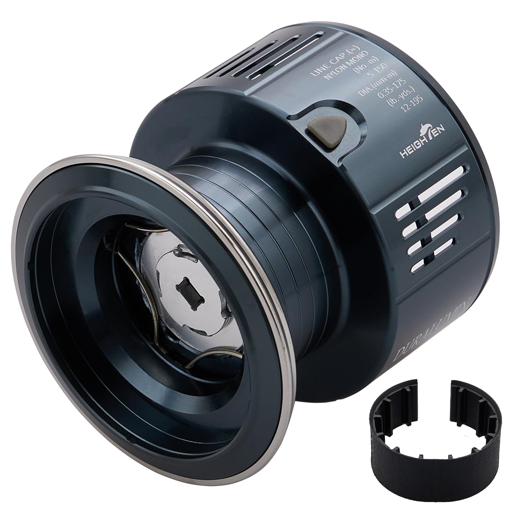 

HEIGHTEN Reel Spool Yumeya Type Replacement Spool Compatible with 4000 to 5000 Blue S-28 Stella/Twin Power/Vanquish/Vanford/Stradic/Exsense (Turkish &