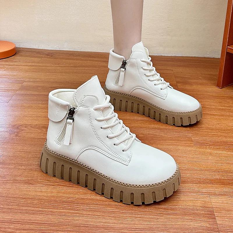 Fashion New Exquisite Women's Sneakers High Top Fashion Trend Casual Board Shoes Comfortable and Lightweight Sports Running Shoes