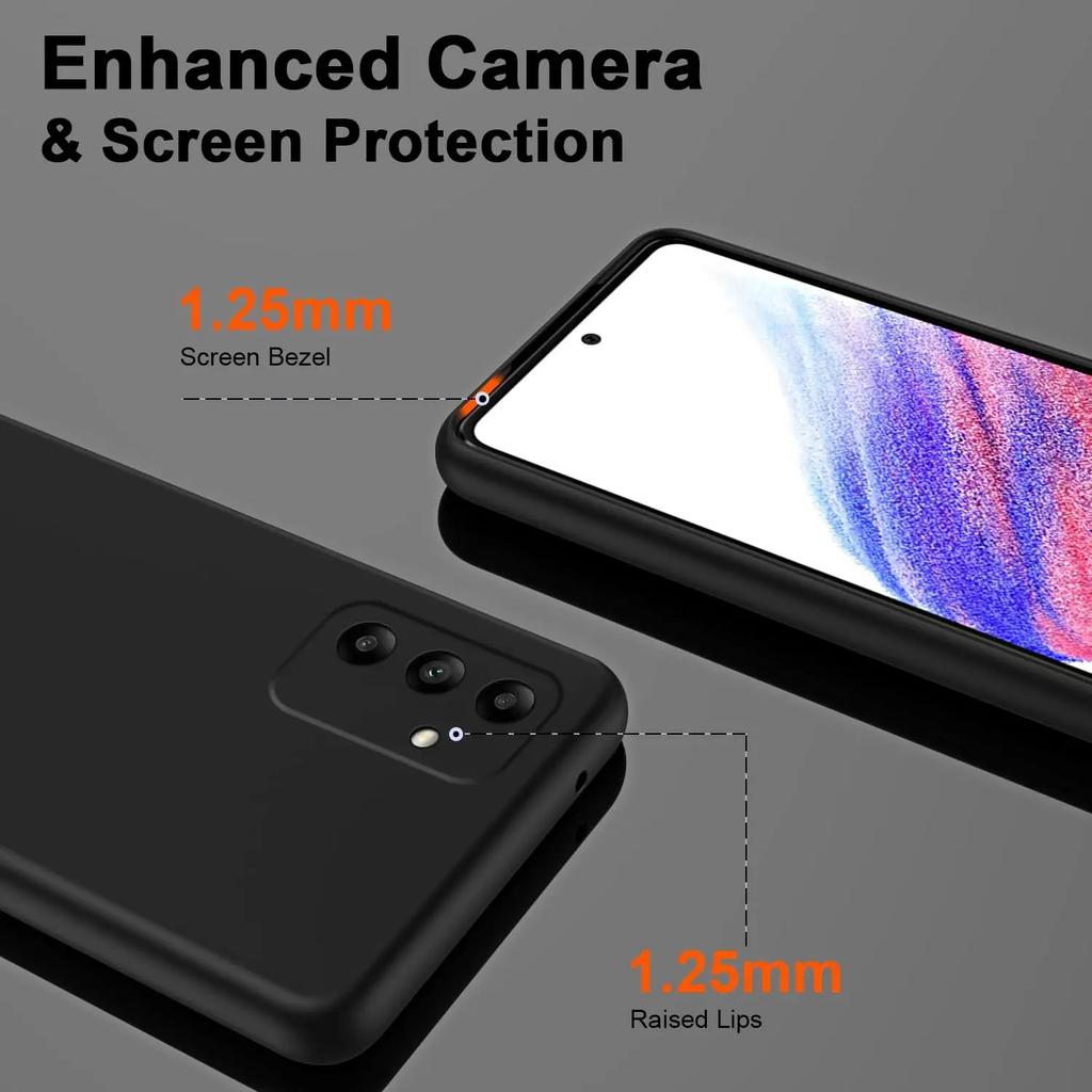 Flexible Liquid Silicone TPU Case For Samsung Galaxy A16 5G A06 A15 A25 A35 A55 A05S A14 A24 A34 A54 Protective Cover Coque Capa