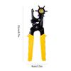 Leather Punch Tool Handheld Multi-Size Professional Hole Punch Plier Dog Collars Leather Belt Puncher For Saddles Shoes Fabric