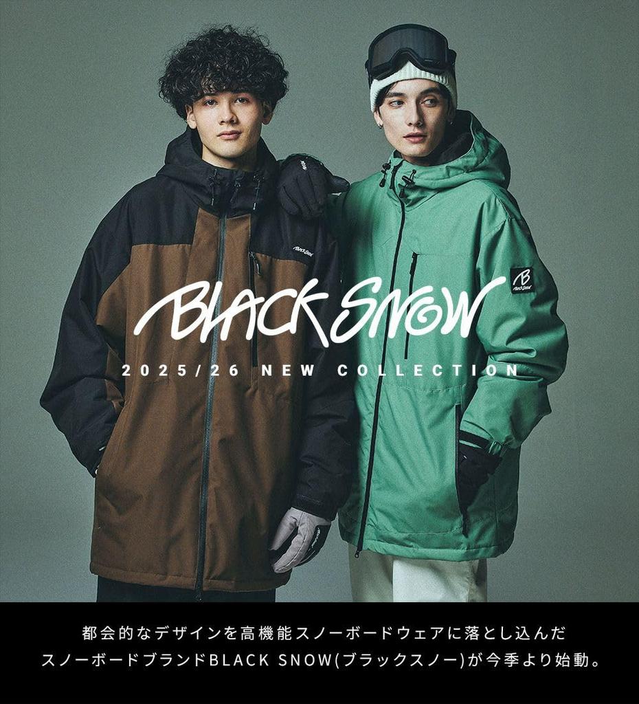 BLACKSNOW Snowboard Wear Set and BS25JFOT04M X Oversized and Men's (Top Bottoms) BS25JFOB04M. "Wide" "Thick" Fit.
