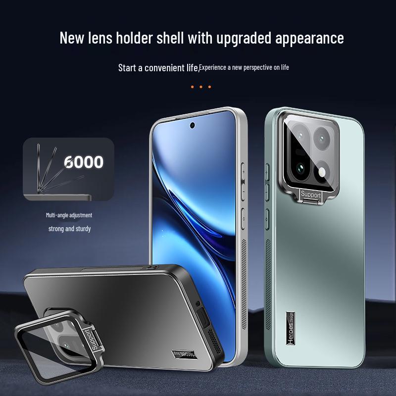 OnePlus 15 Protective Case: Full Wrap, Lens Stand, Drop-Proof Design