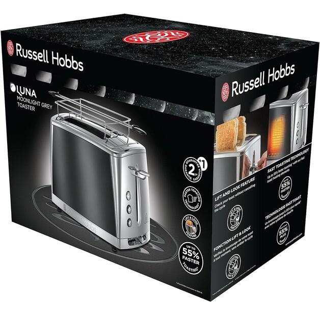 Тостер Russell Hobbs Luna moonlight grey (23221-56)