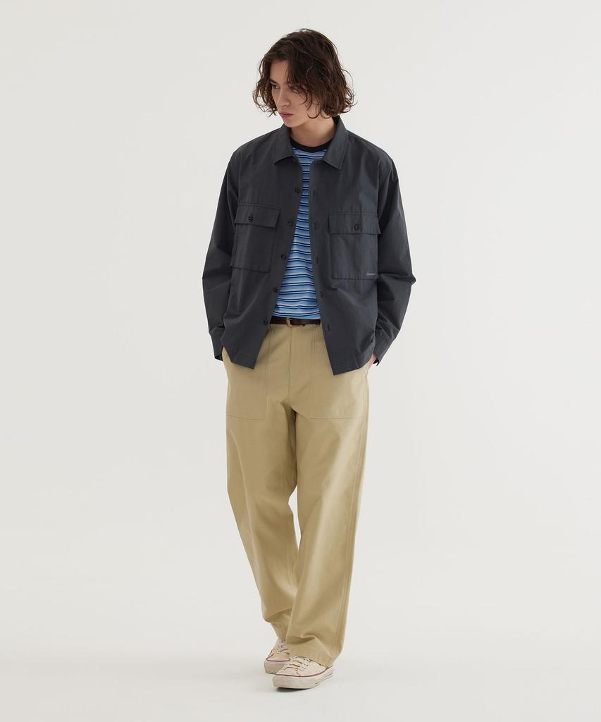 COVERNAT Ripstop Work Shirt Charcoal