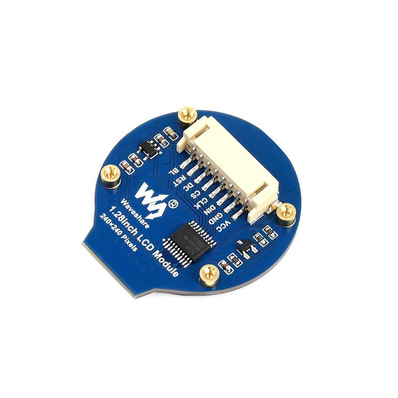 1.28" Round LCD Screen Module, 240x240 Pixels, SPI Interface