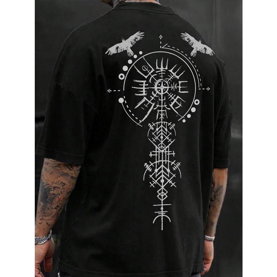 

Новая уличная футболка Y2k Gothic 3D Print Totems Graphic Oversize t Shirt Mens Womens Harajuku Round Neck Short Sleeve Tops S