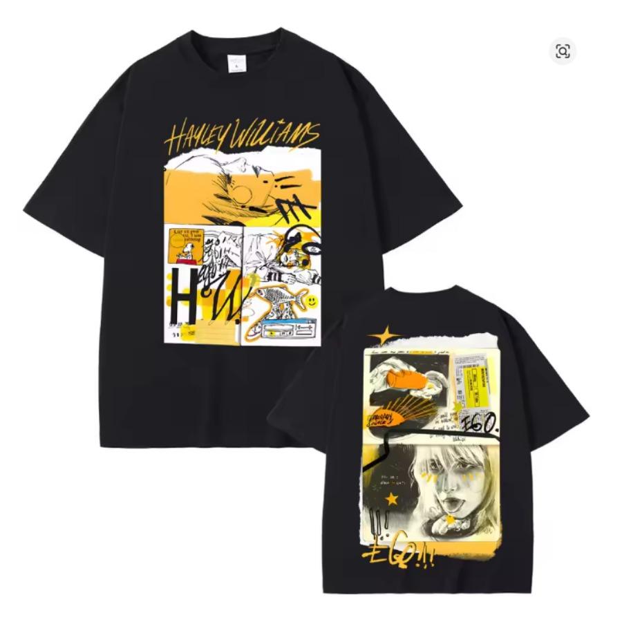 Hayley Williams Merch Graphic Tshirt Highquality Short Sleeve Summer Oneck Comfortable Streetwear Harajuku Y2k Unisexs Clothing