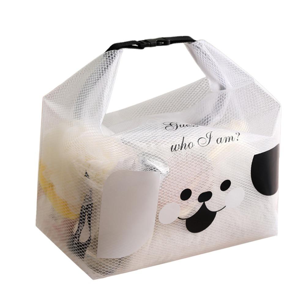 

Large Capacity Portable Handbag Waterproof Outdoor Toiletries Bag Gifts Storage Bag white L