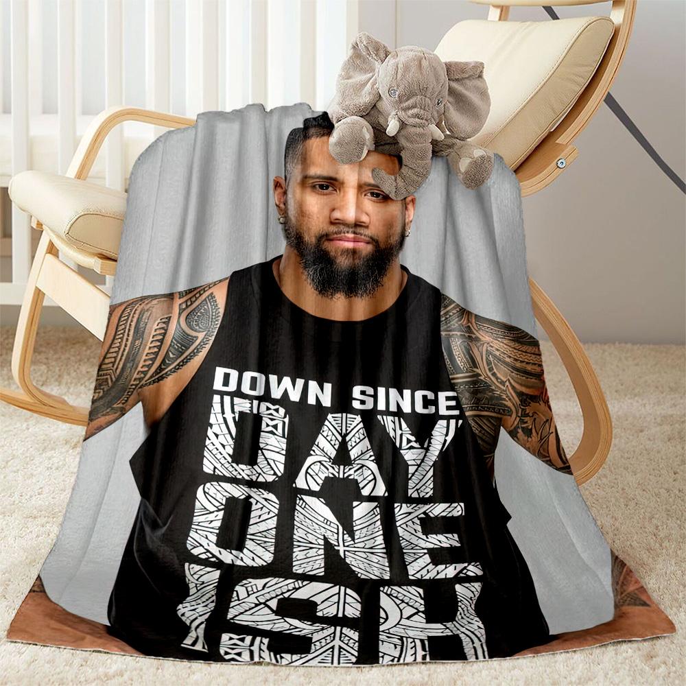 Yeet Jey Uso2 Blankets are suitable for living rooms,making them an ideal choice for outdoor travel and gifts.