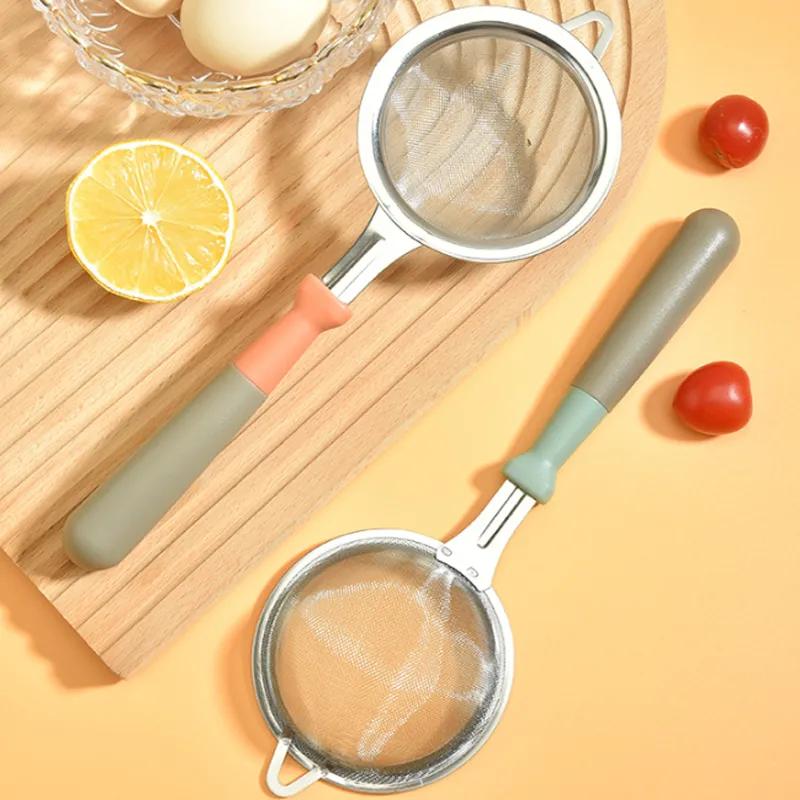 Edelstahl Sieb Filterlöffel Sojamilchlöffel Babynahrung Filter Sieb Saftfilter Küchenfilter Mehlsieb YLE259