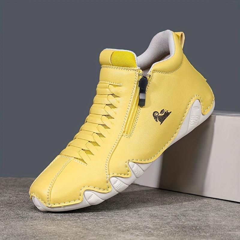 Men's and Women's Handmade Stitched Women's Shoes with Cow Tendon Soft Sole, Autumn and Winter Flat Sole, Single Shoes, Casual Shoes