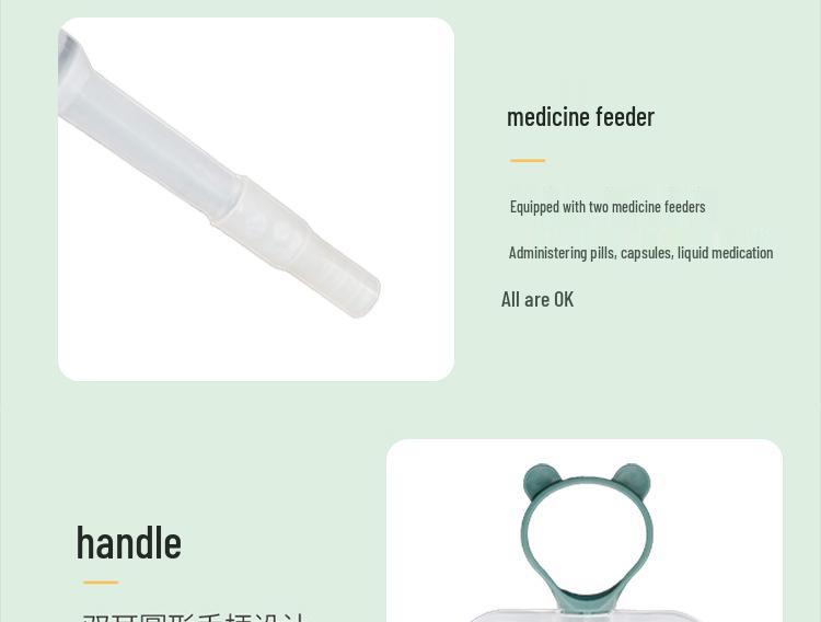 Pet Medicine Feeder: Cat & Dog Syringe Press-Type Liquid or Capsule Dispenser