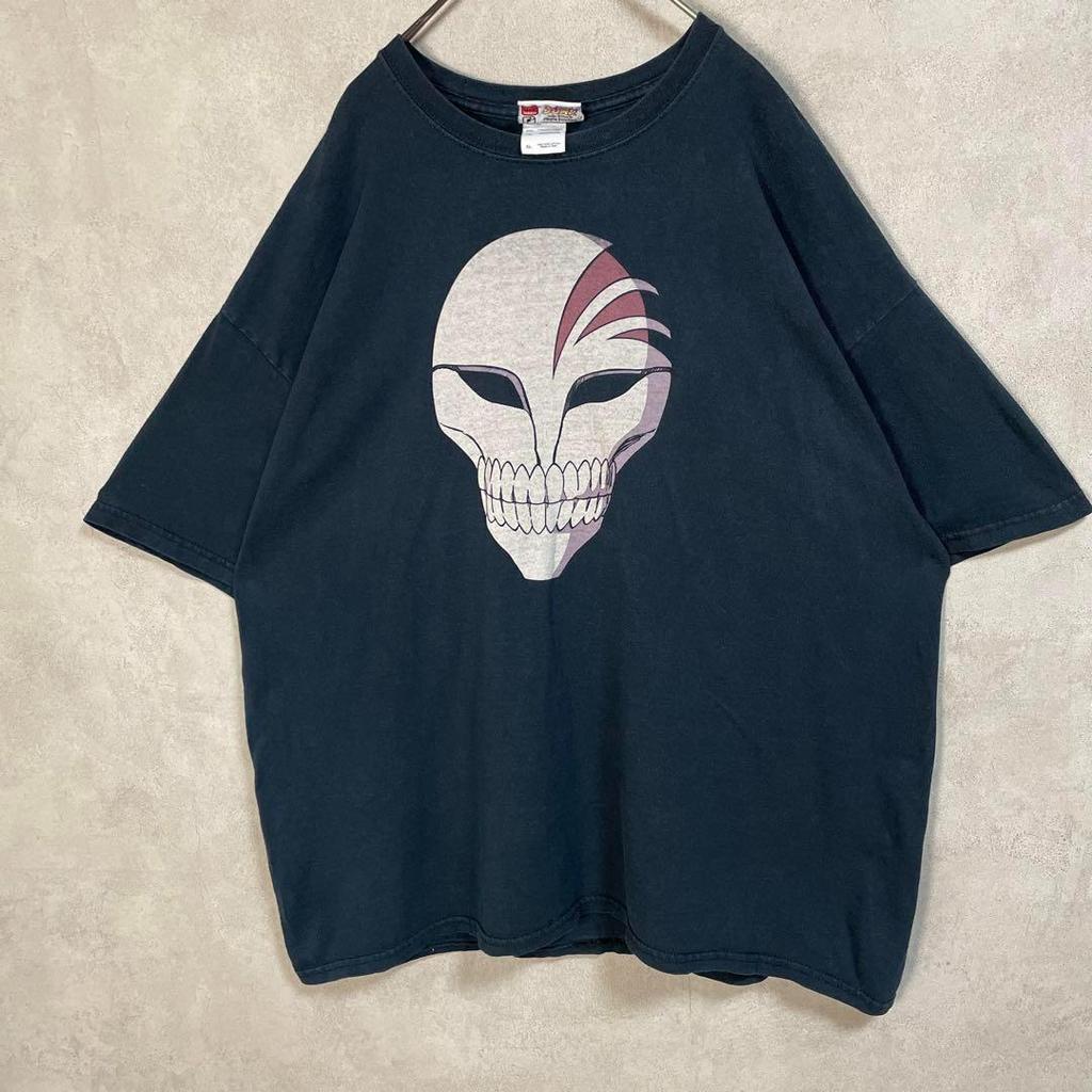 [USED] Vintage 00s Bleach Ichigo Kurosaki Hollow Short Sleeve Shirt, Black, Anime/Manga, Part 1