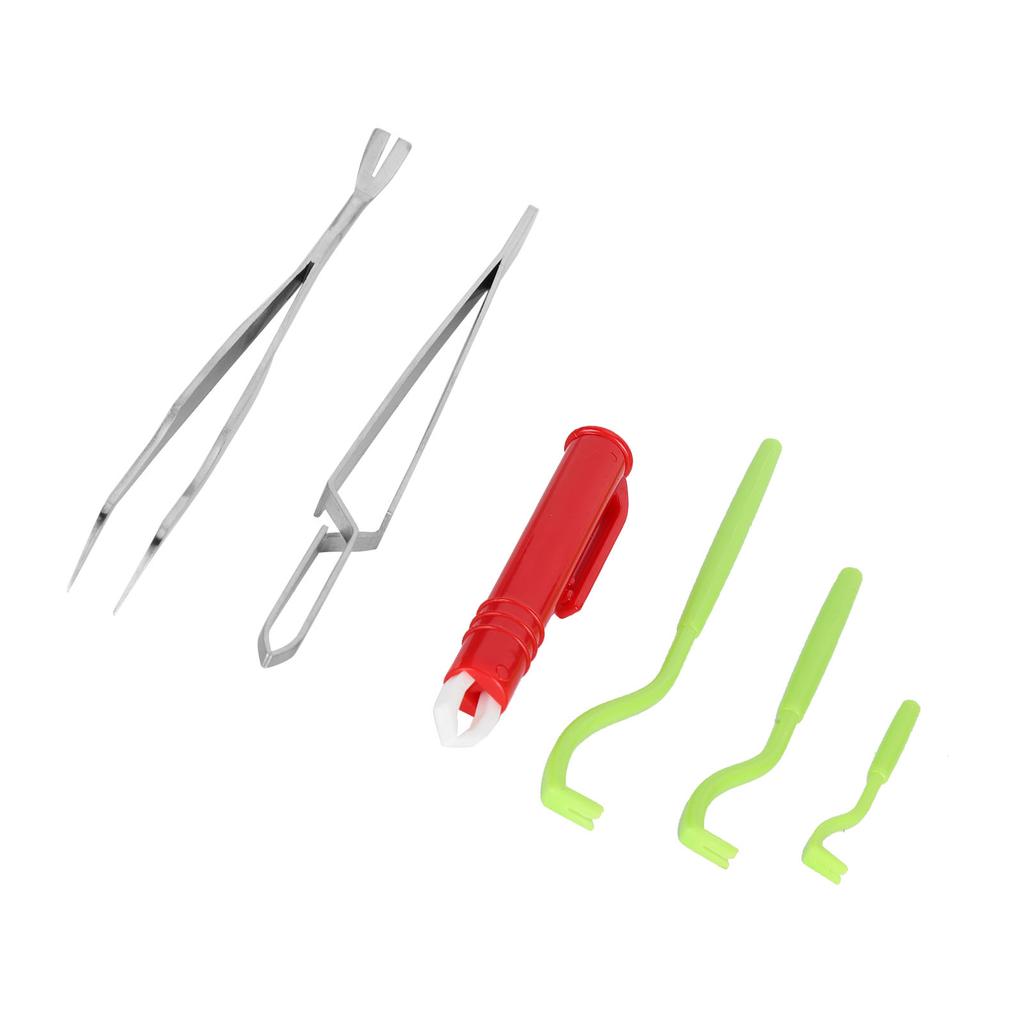 Tick Removal Tool Kit for Dog Cat Ticks RemoversRemover Pen Stainless Steel Tweezers(Green Ticks