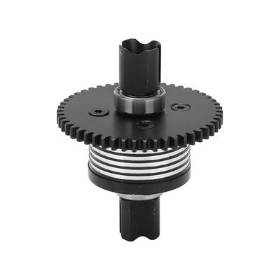 Aluminum Alloy 50T Center Differential Gear Set for ZD Racing 1 7 DBX‑07 EX‑07 RC Car Black