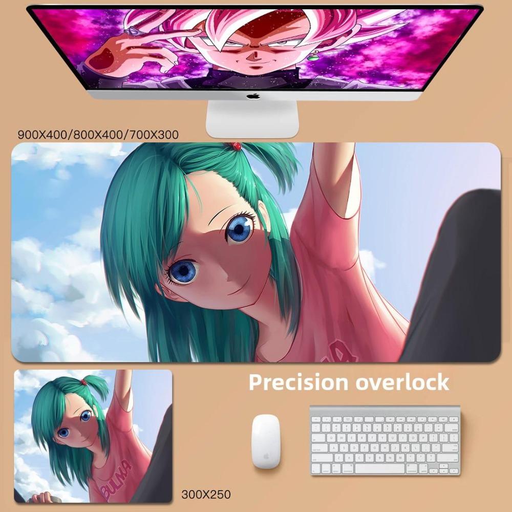 Man Cool Mouse Pad Convenience Dragon Ball Animation Son Goku Leather Mouse Pad Cartoon Vegeta Bulma Broly Large Keyboard Pad Student Desk Pad