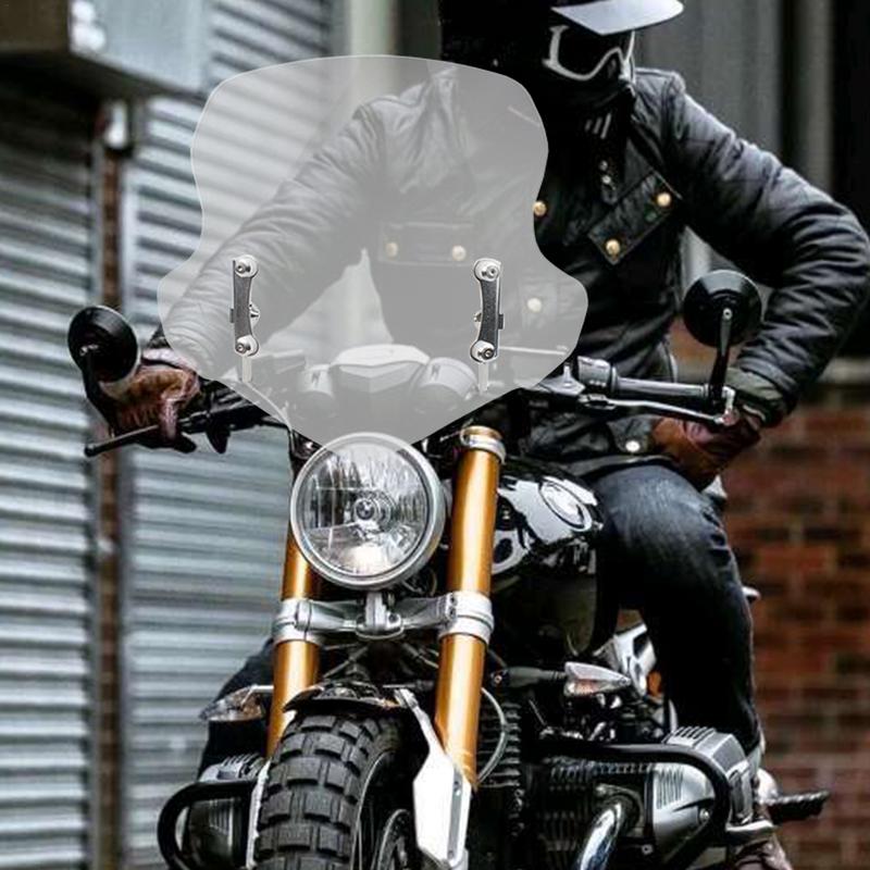Scooter Vindavvisare Snygg Motorcykel Vindruta Akryl Förtjockad Motorcykel Vindruta Motorcykel Modifieringstillbehör