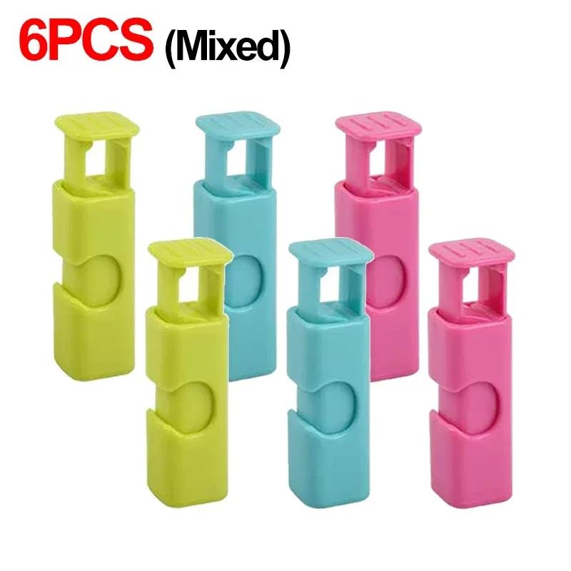 Food Sealing Bag Clip Reusable Fresh Food Storage Tools Plastic Sealer Clamp Snack Bread Seal Bag Home Kitchen Storage Clips