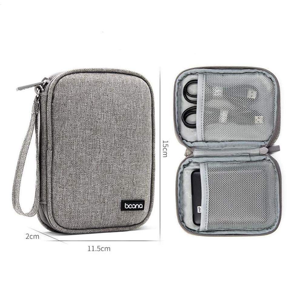Tumecos Charger Travel Mobile Storage Digital Accessory Storage Small Organizer with Lightweight for Business Trips and Travel Layer Pouch, Pouch,