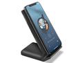 New 10W Wireless Fast Charging Mobile Phone Bracket Vertical Charging Bracket Black