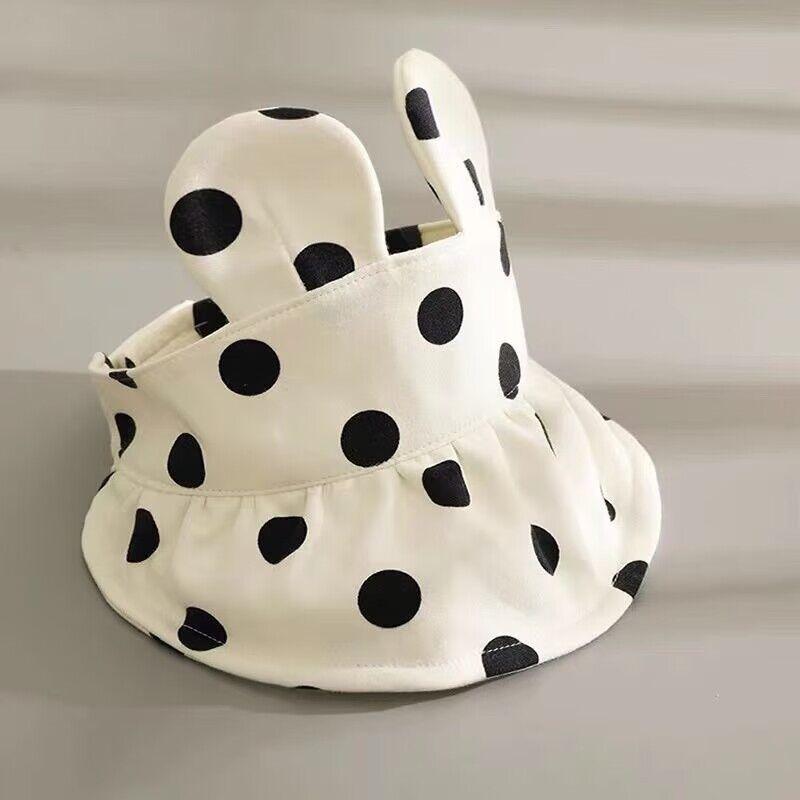 Girls Boys Cotton Rabbit Cap Cute Newborn Baby Cotton Casual Travel Outdoor Infant Korean Sunshade Breathable Hat Toddler Beach Caps Summer 0-3Y