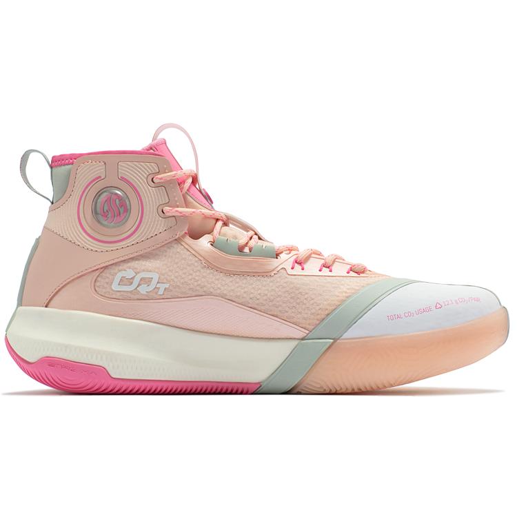 New 361° AG3 Pro Aaron Gordon 3 Sweet Anti Slip Wear Resistant High Top Performance Basketball Shoes Men's Soft Pink 572311116-1