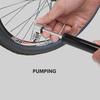 Portable Mini Bike Pump Aluminum Alloy Cycling Hand Air Pump Ball Tire Inflator Schrader Road Bike Pump