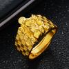 Pixiu Munt Mannen Sieraden Open Zand Mannen Ring