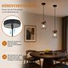 Lustre - NETTLIFE - Lustre rétro - Douille E14 - Abat-jour en maille - Design industriel