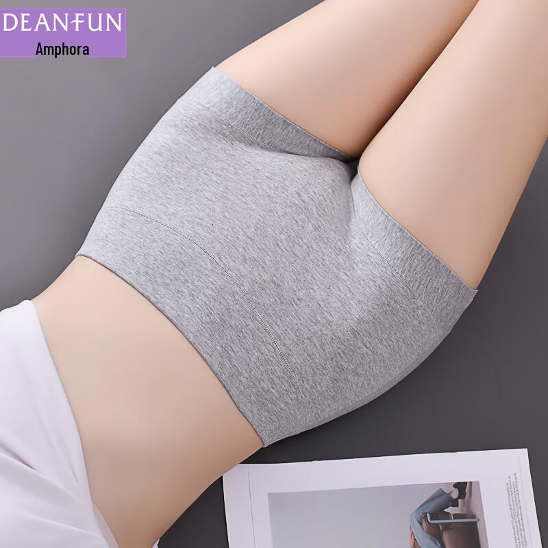 Deanfun Women's Cotton Mid-Waist Boyshort Underwear 3-Pack